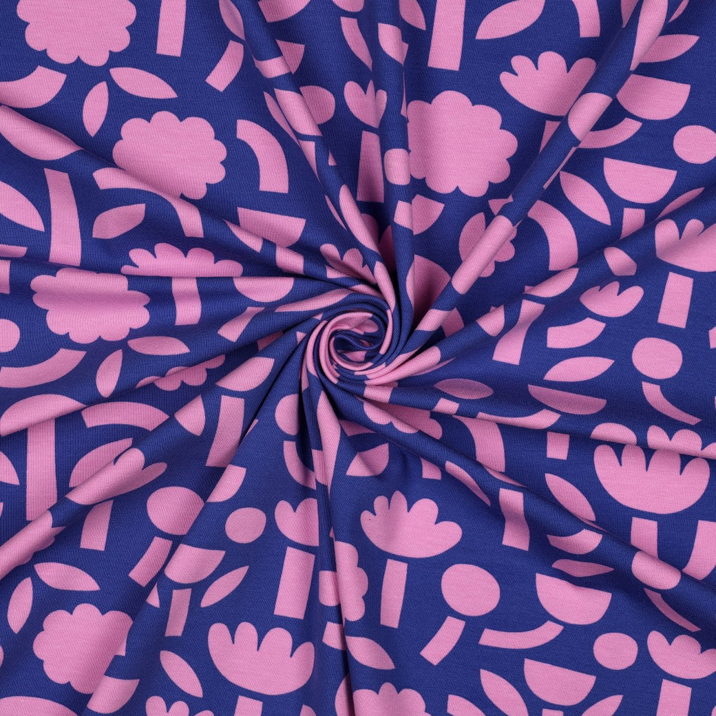 Jersey GOTS Blumen Jennifer Bouron