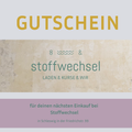 Geschenkgutschein – Stoffwechsel Laden
