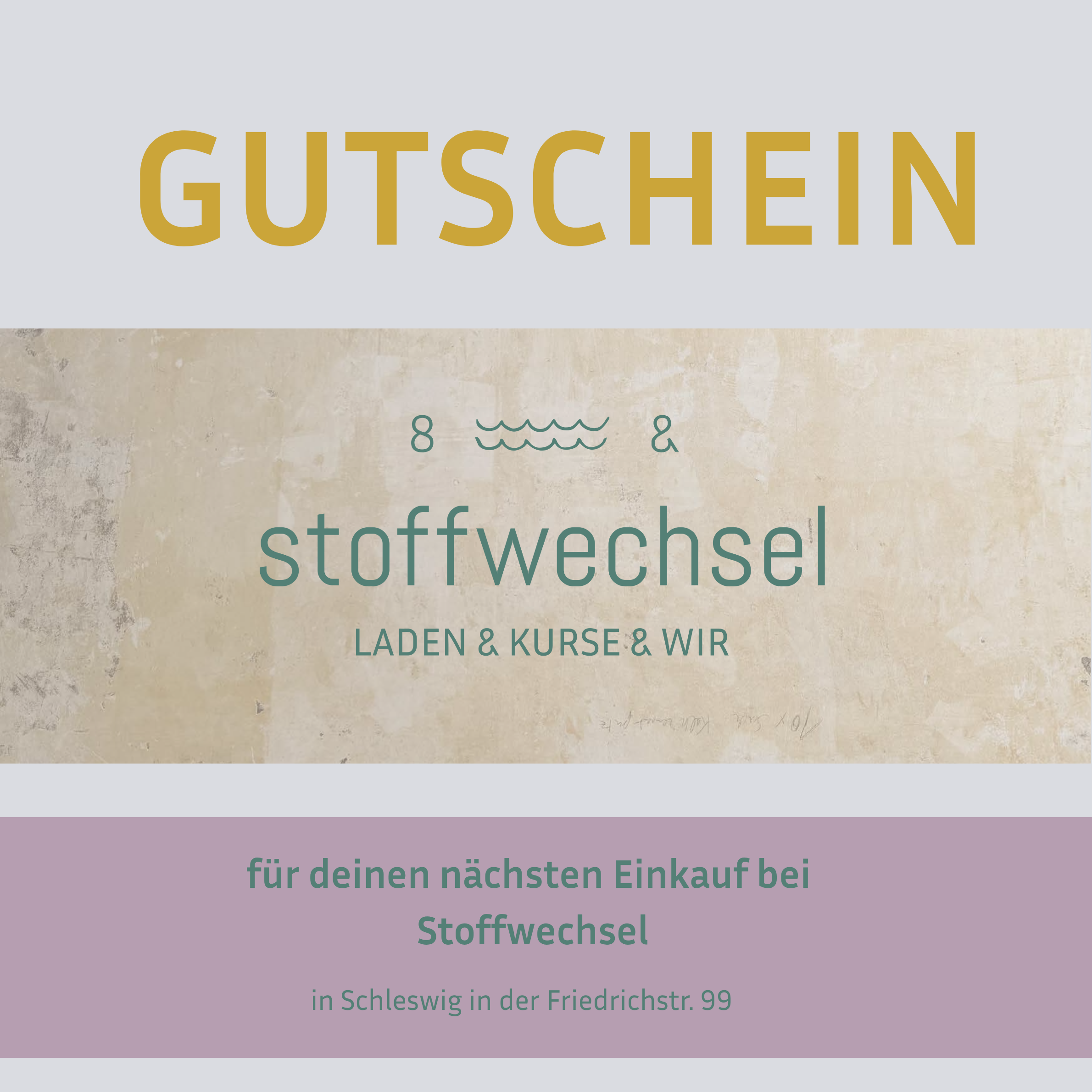Geschenkgutschein – Stoffwechsel Laden
